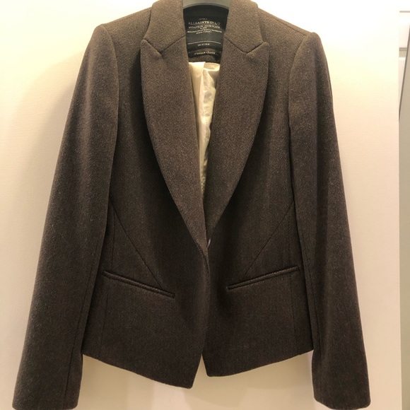 ALLSAINTS “Canonbury Jacket” Wool-blend Blazer - sz US 8 - Picture 3 of 11